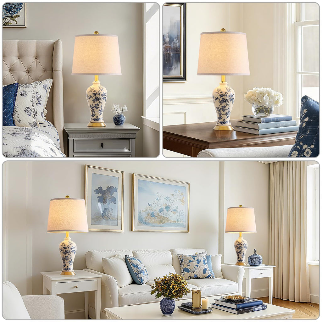 24" Ceramic Table Lamps Set of 2 W467