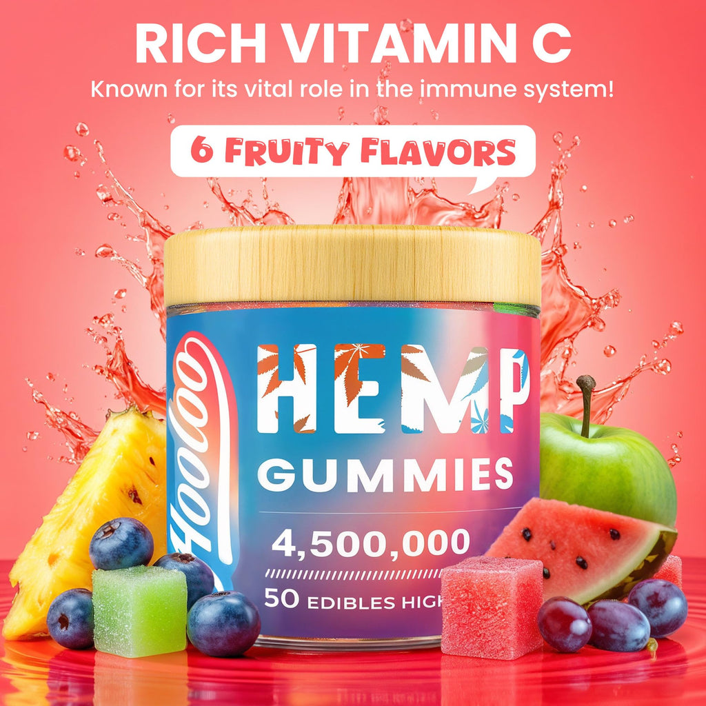 Hemp Gummies 6 Fruity Flavors B845950