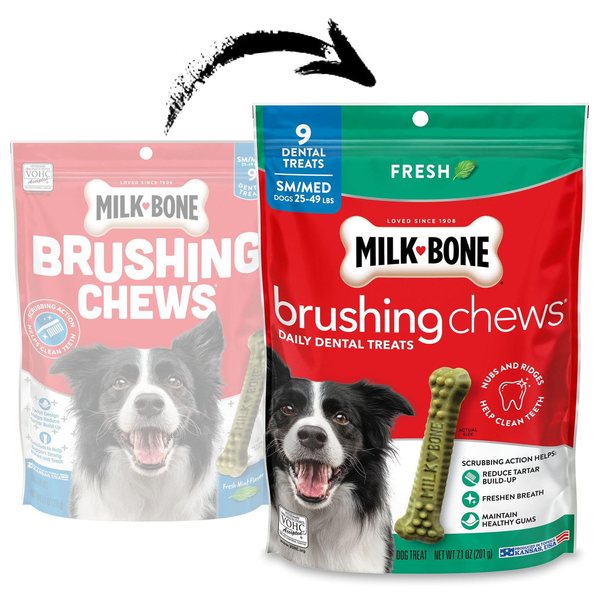 Small/Medium Fresh Flavor Dental Treats I715