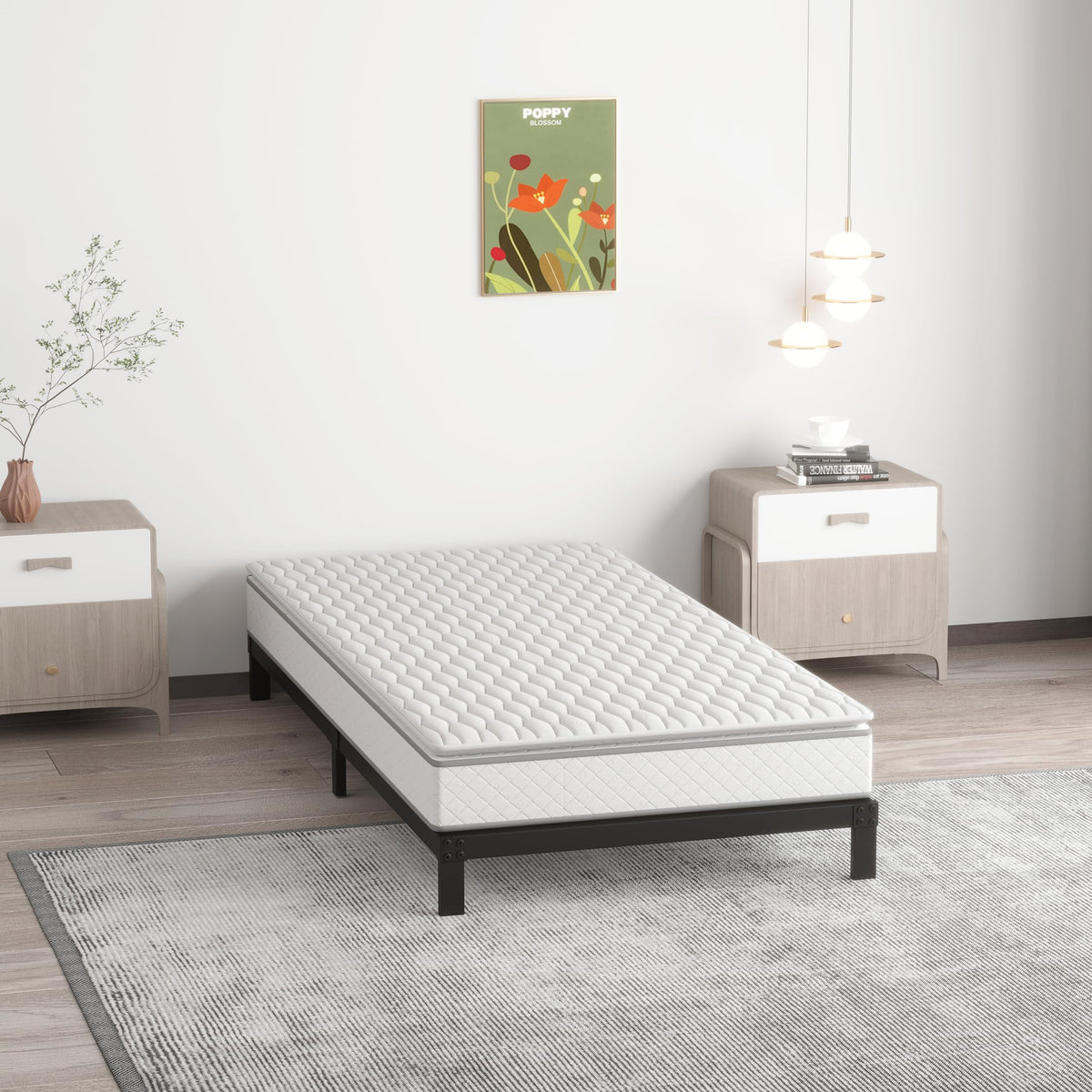 7 Inch Low Profile Twin Bed Frame W54476