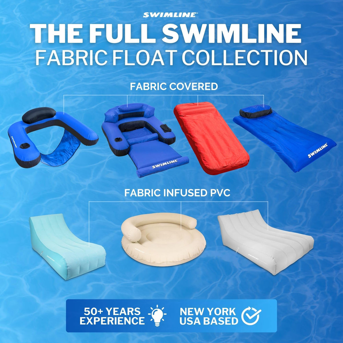 Fabric Covered Inflatable Pool Lounger with Cup Holder F4268