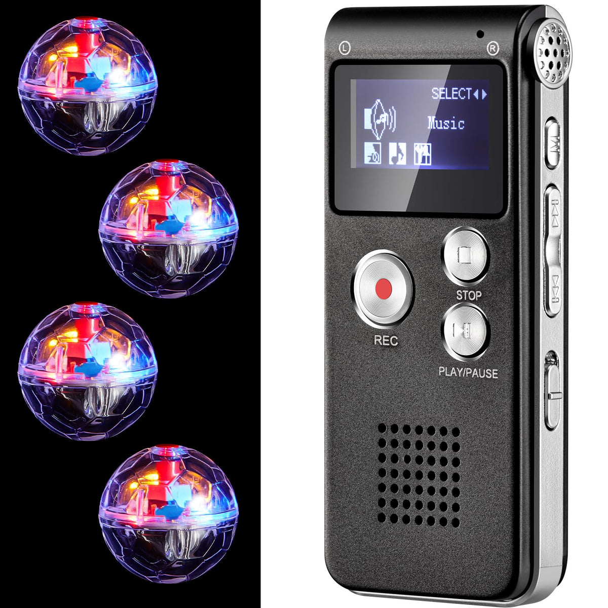 Black EVP Recorder Ghost Hunting Kit V14904