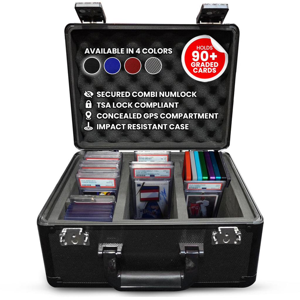 Black 3 Row Graded Card Storage Box with TSA Lock S75227