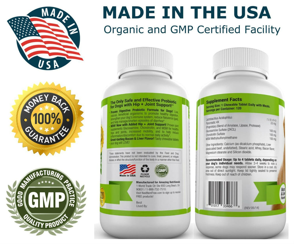 Turmeric Probiotics for Dogs Digestive Health Bundle G6317