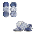 10 inch Porcelain Dinner Plates + 12-Pieces Dinnerware Sets E9600