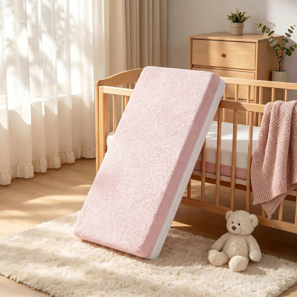 Dual Sided Gel Memory Foam Crib and Toddler Mattress P7257