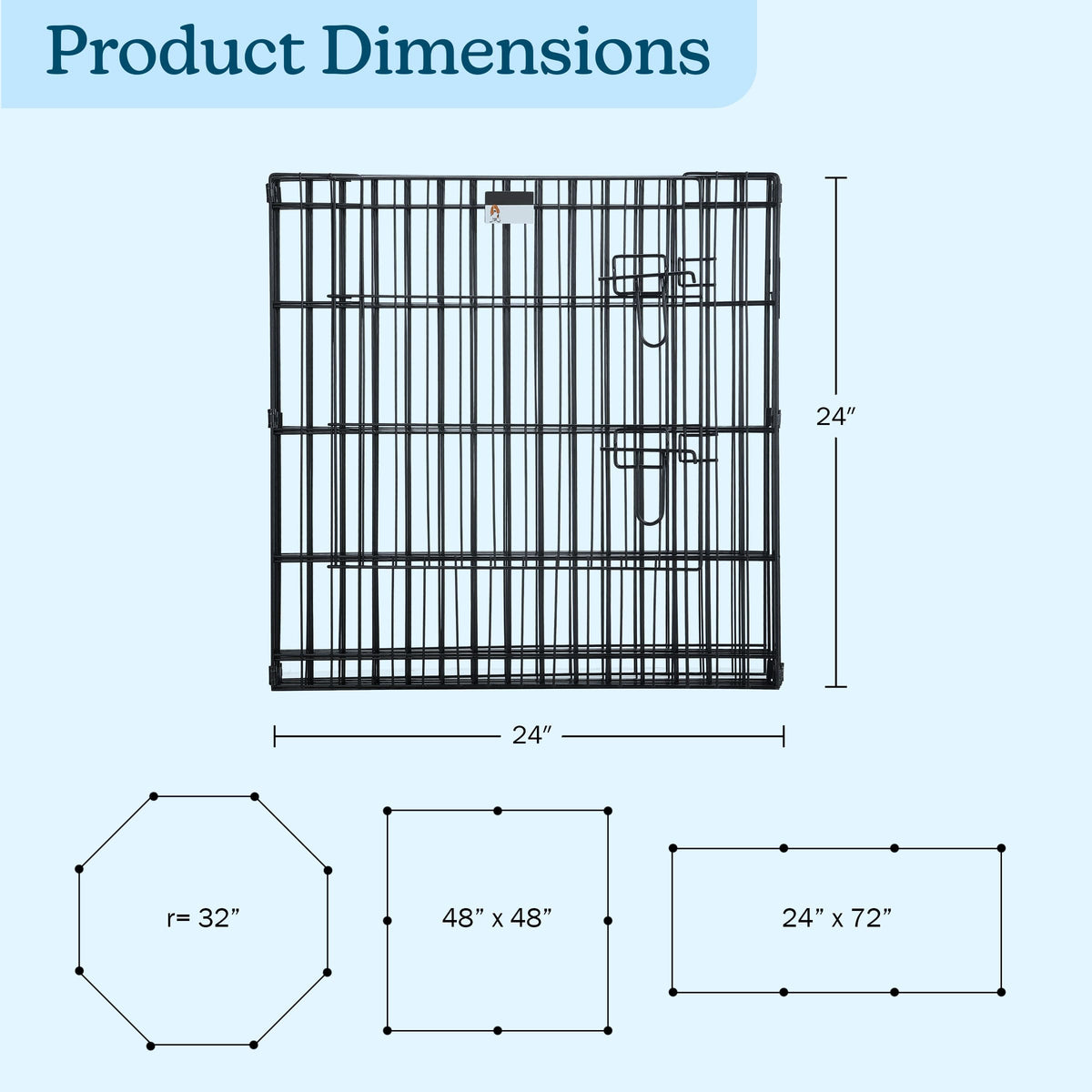 24" Exercise Playpen with Gate P245193