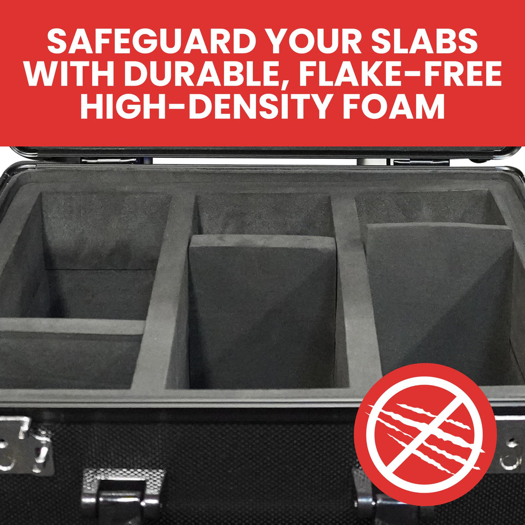 Black 3 Row Graded Card Storage Box with TSA Lock S75227