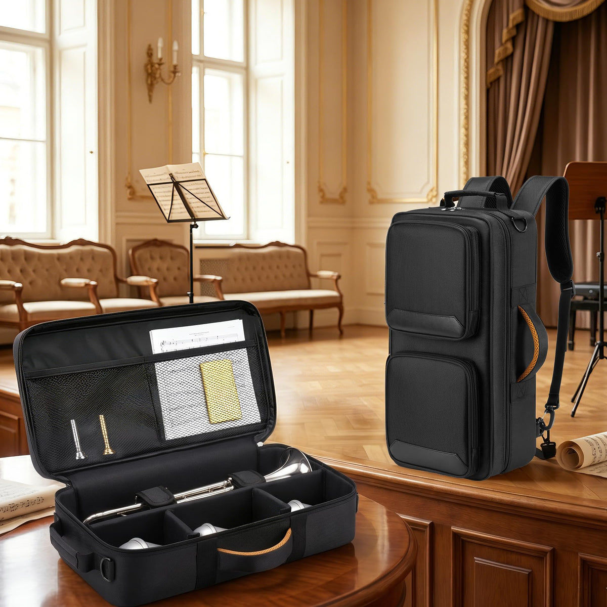 Padded Trumpet Gig Bag with Multi-Pocket C889377