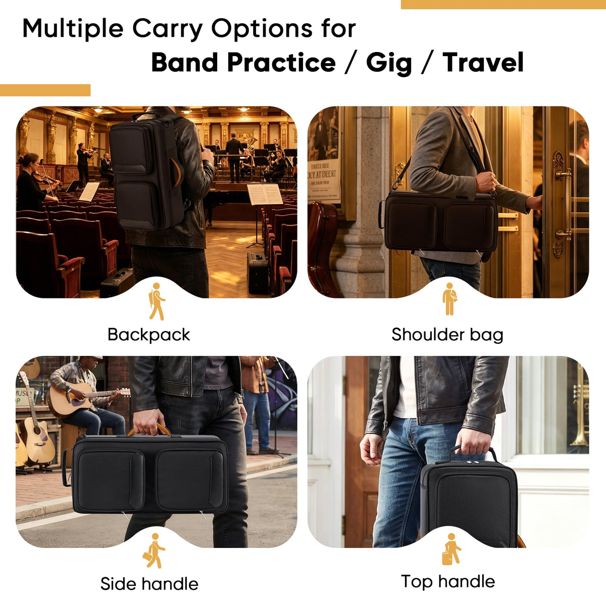 Padded Trumpet Gig Bag with Multi-Pocket C889377