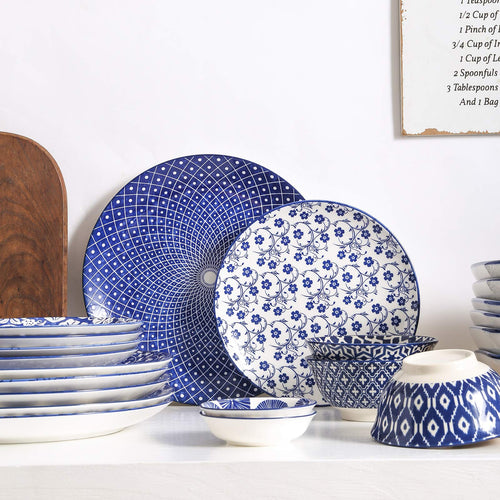 10 inch Porcelain Dinner Plates + 12-Pieces Dinnerware Sets E9600