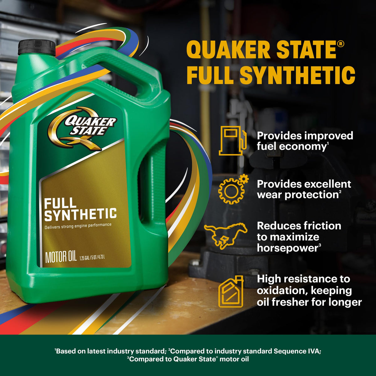 10W-30 Full Synthetic Motor Oil, 5 Quart K990207