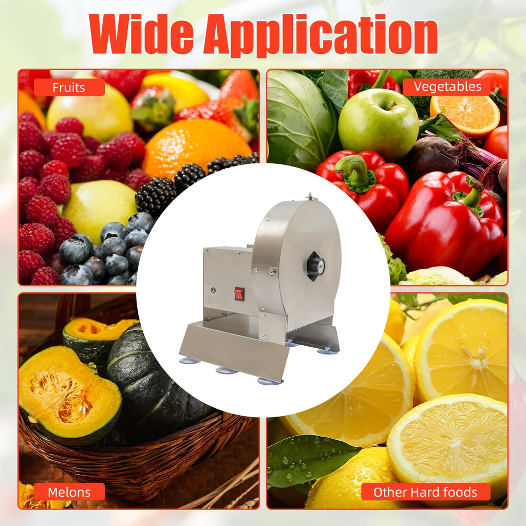 Electric Vegetable Slicer 2 IN 1 0-12mm Thickness Adjustable J420340