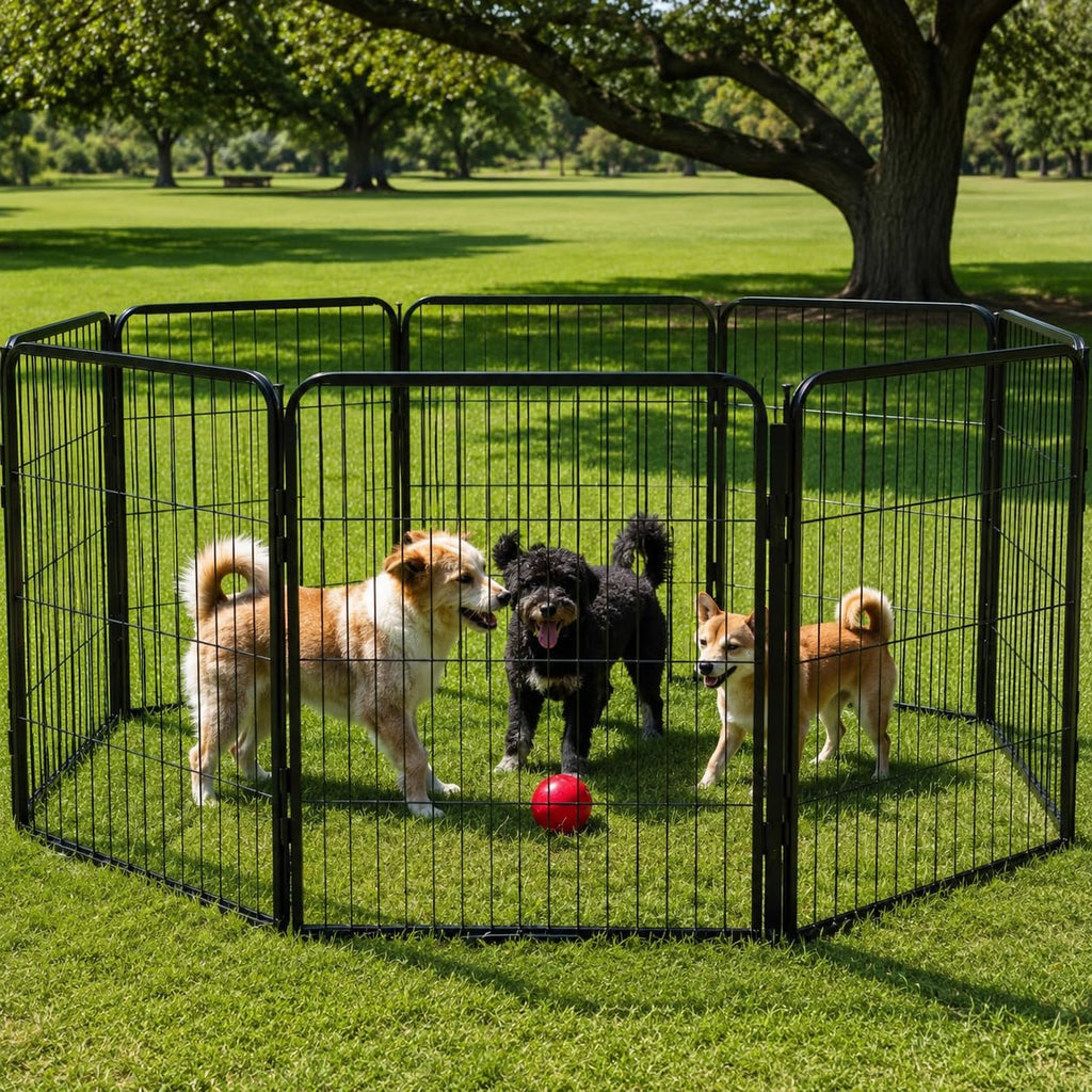 40'' 16 Panels Portable Dog Playpen C896