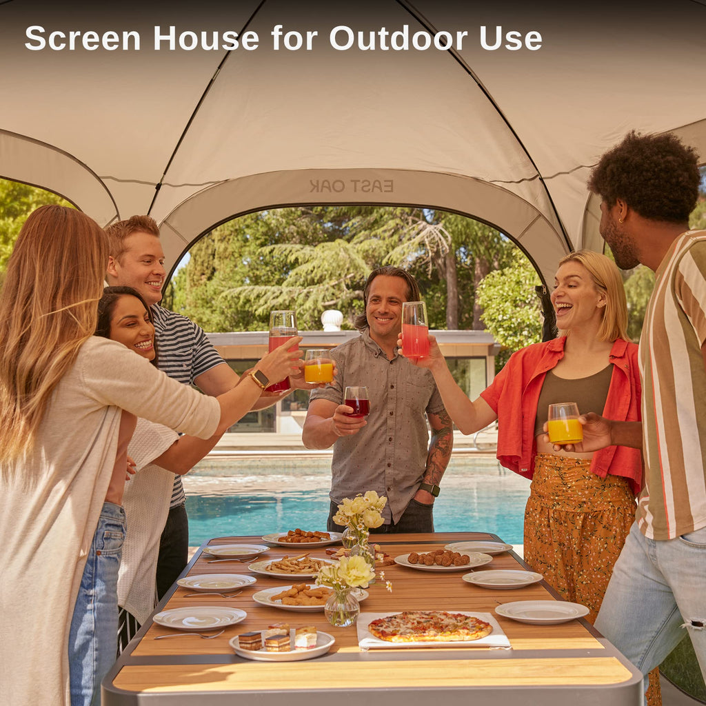 Pop-Up Screen House Tent 12 x 12 FT with Carry Bag G841