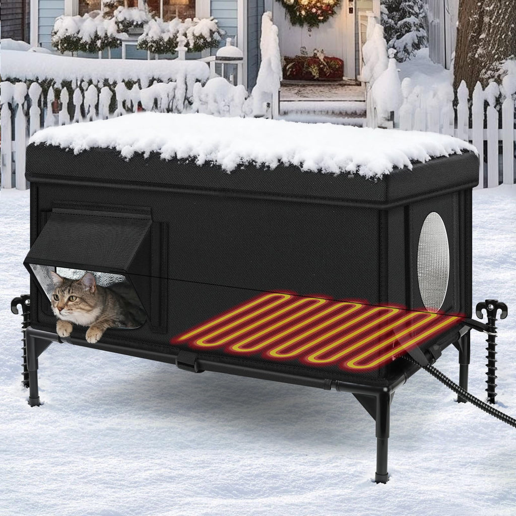 Insulated Heated Cat House B20692