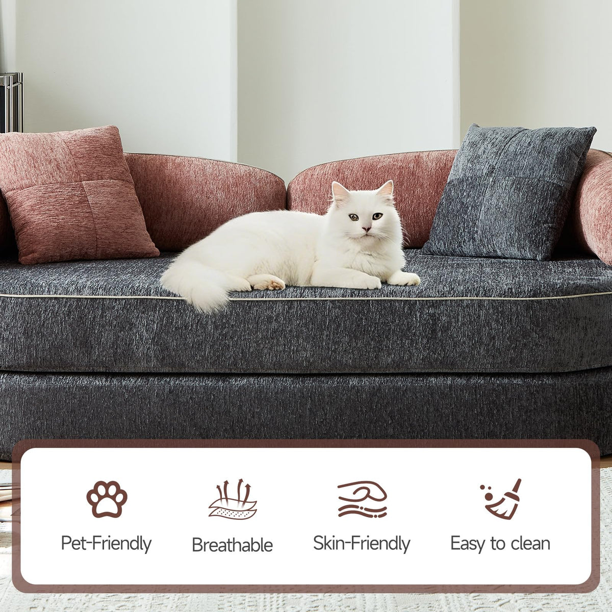 Queen Sleeper Sofa Bed Convertible Futon Couch A907