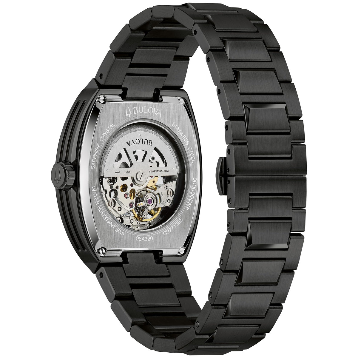 Automatic Multicolor Dial Black Stainless Steel Watch 40mm T229965