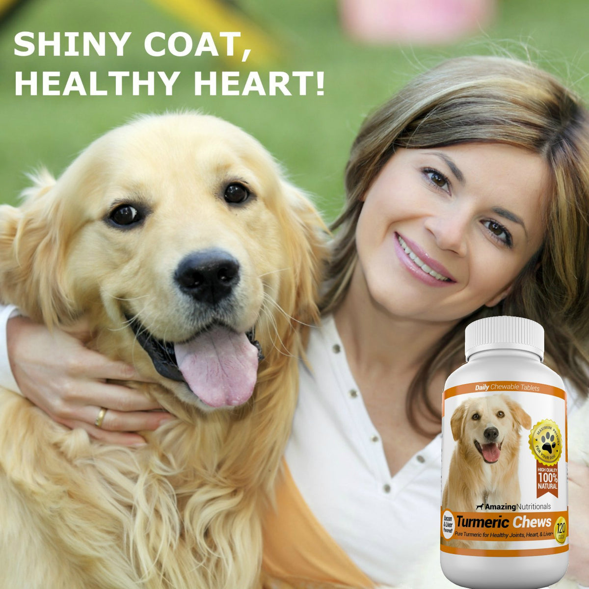 Turmeric Probiotics for Dogs Digestive Health Bundle G6317