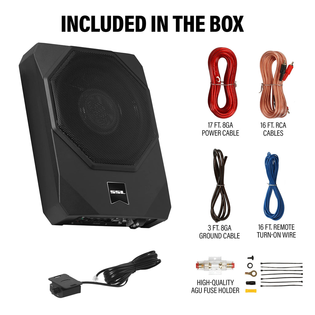 10 Inch Under Seat Car Subwoofer G8427