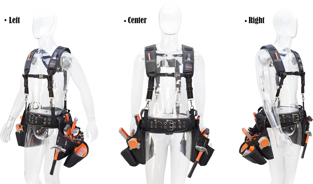 39 Pockets Tool Belts with Suspenders Q7799