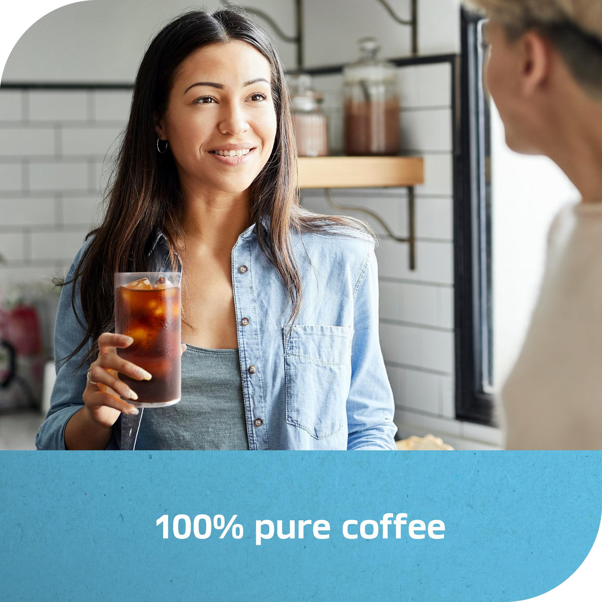 Instant Iced Coffee, 2 Jars 6 oz F6496