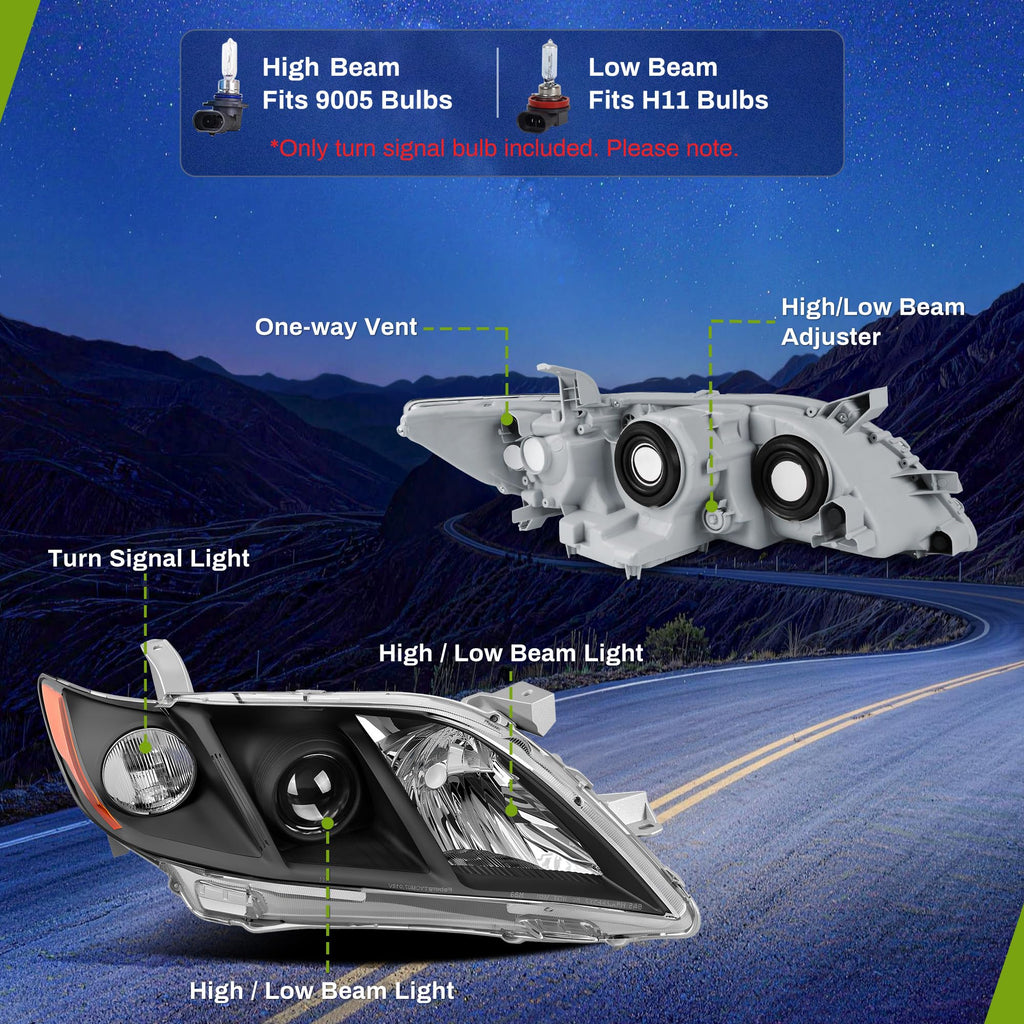 Headlights for Toyota Camry 2007-2009 O212918