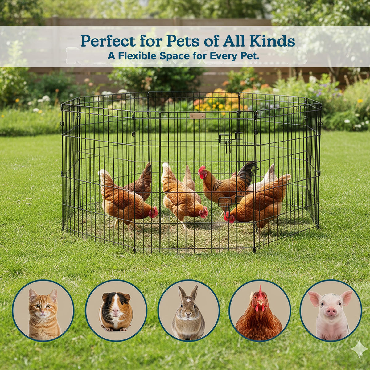 24" Exercise Playpen with Gate P245193