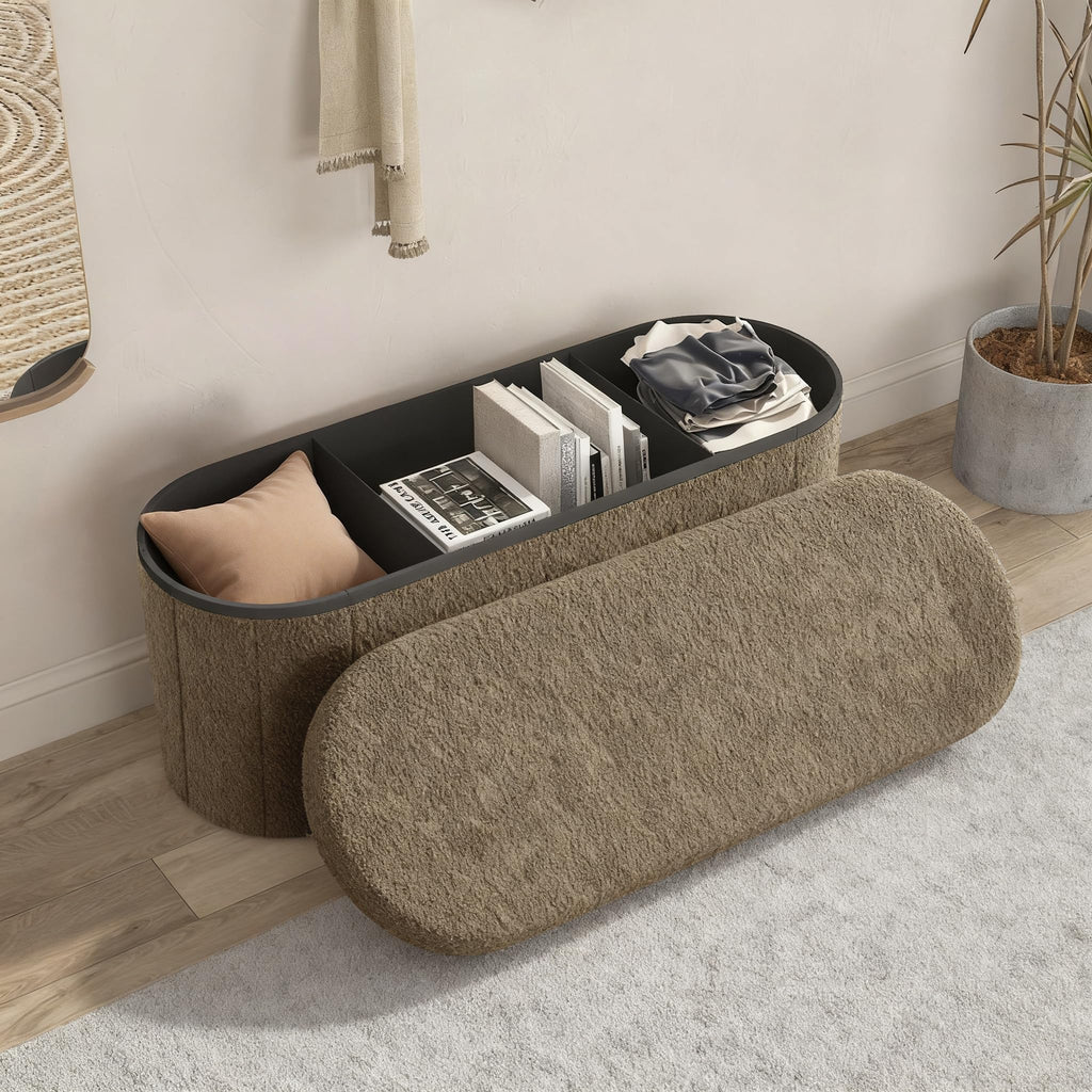 Oval Storage Ottoman H660707