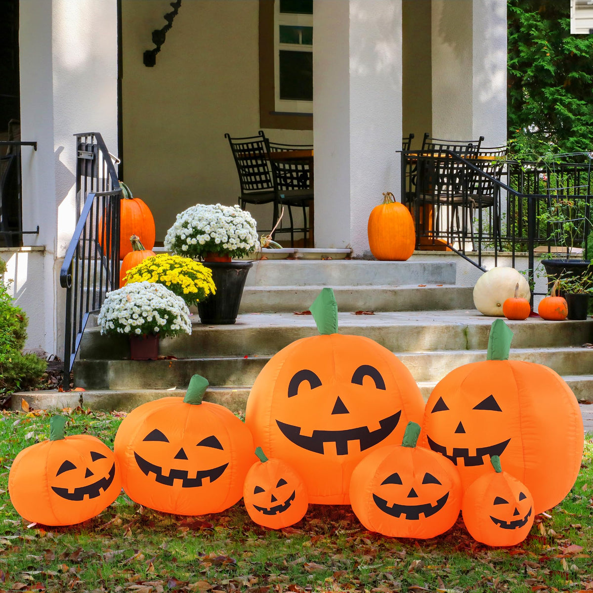 7.5FT Inflatable Outdoor Decoration Pumpkin F392197