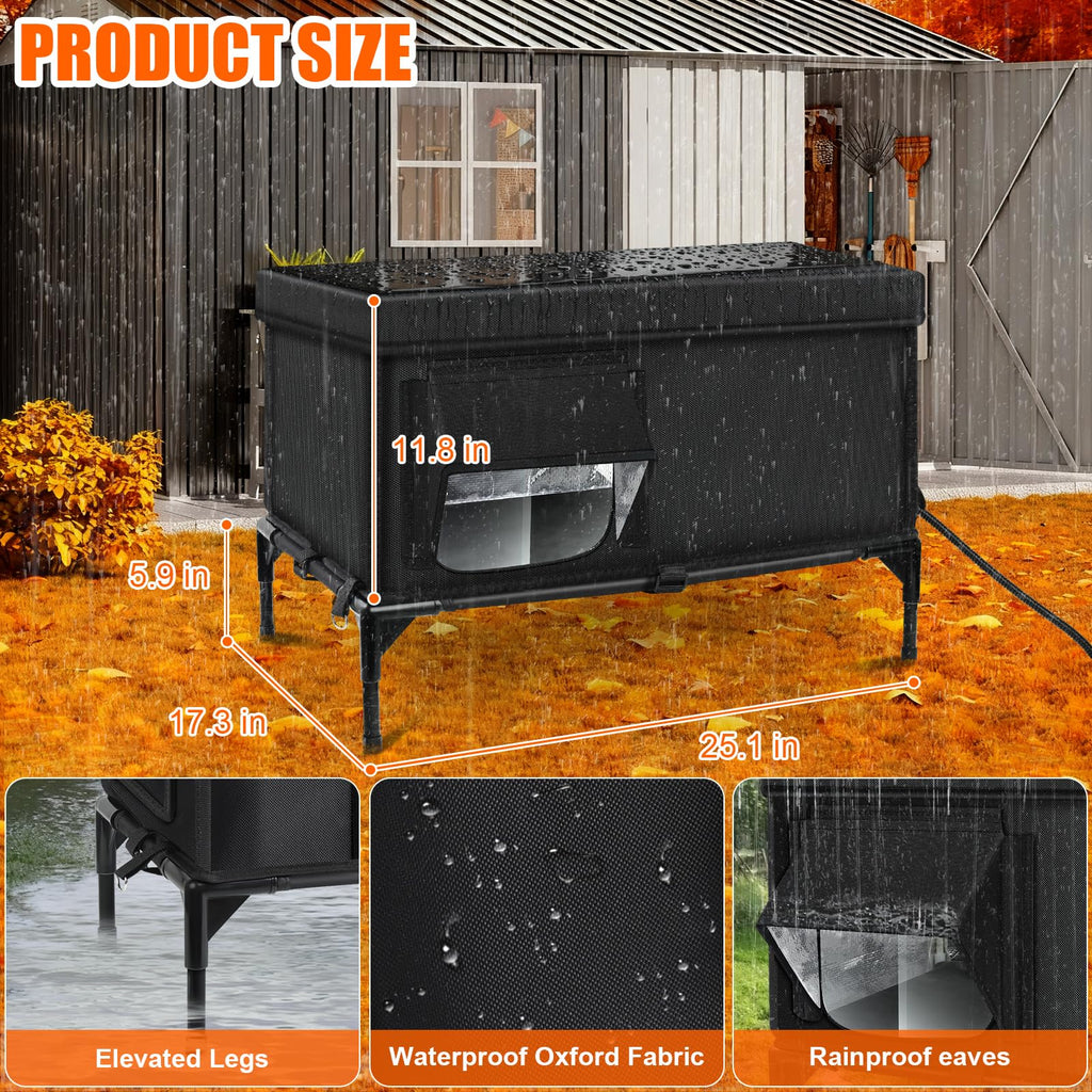 Insulated Heated Cat House B20692