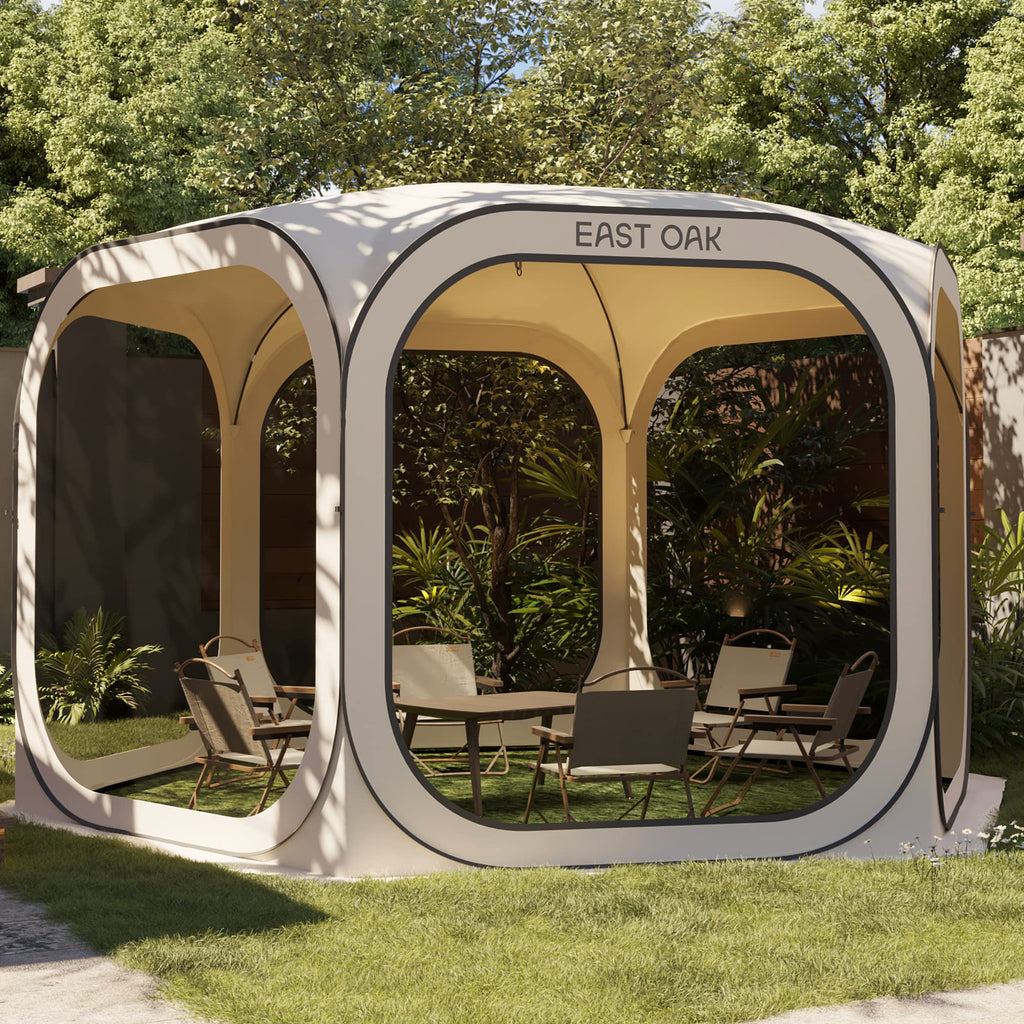 Pop-Up Screen House Tent 12 x 12 FT with Carry Bag G841